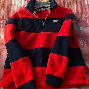 PINK Fleece RED and BLUE